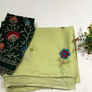 Designer Blouse with Saree