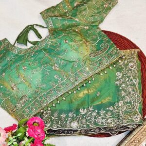 Readymade blouse with saree