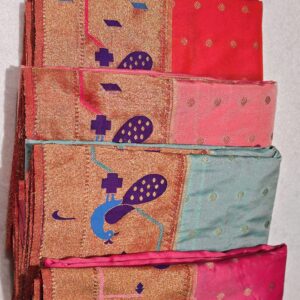 Turning Border Pathani Silk Saree