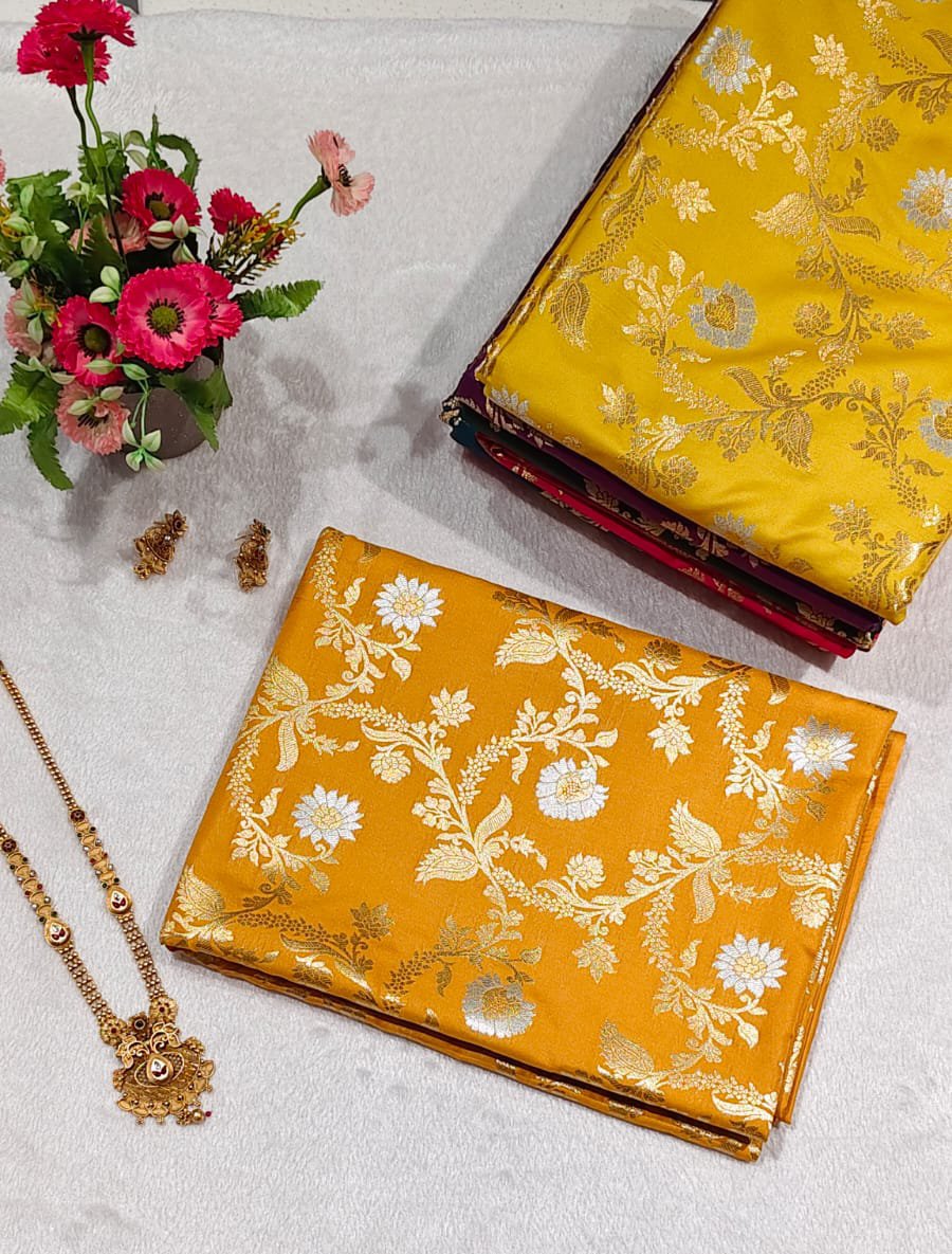 Katan Silk Saree – Elegant Traditional Wear - Image 3