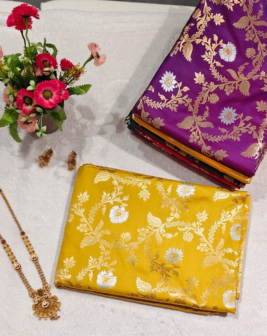 Katan Silk Saree – Elegant Traditional Wear - Image 2