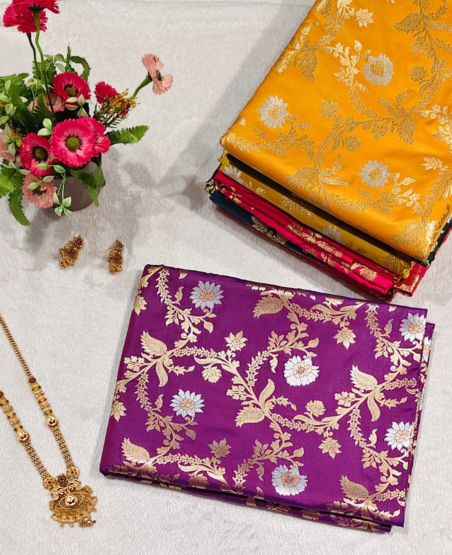 Katan Silk Saree – Elegant Traditional Wear - Image 7