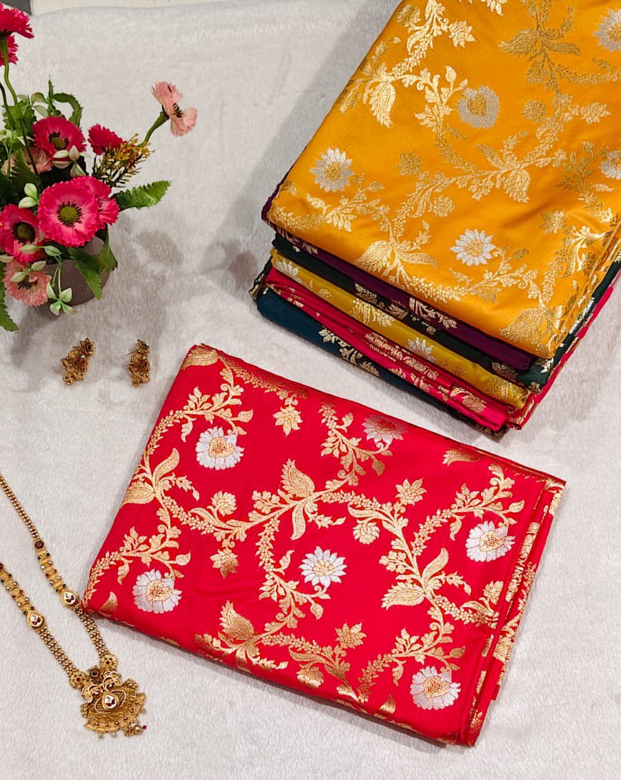 Katan Silk Saree – Elegant Traditional Wear - Image 4