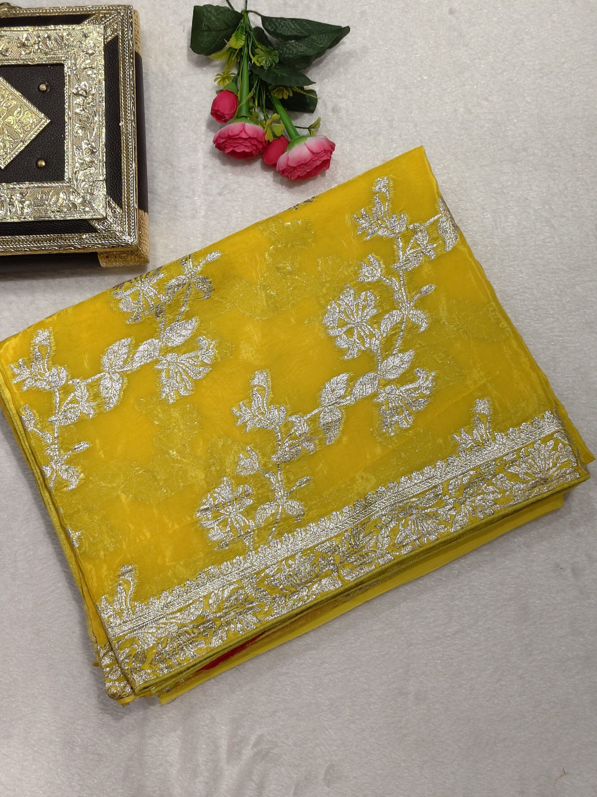 Premium Dola Silk Saree - Image 10