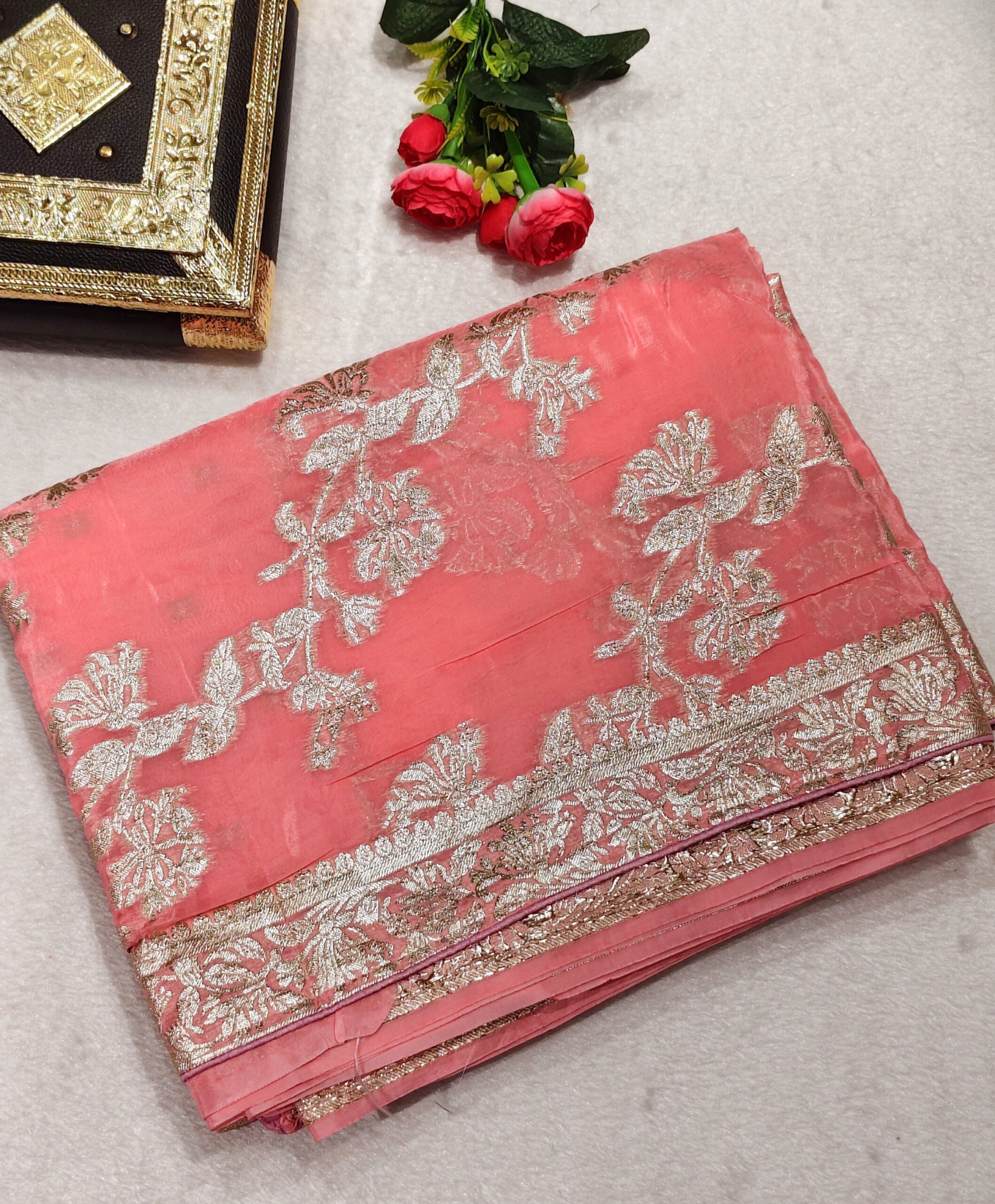 Premium Dola Silk Saree - Image 2