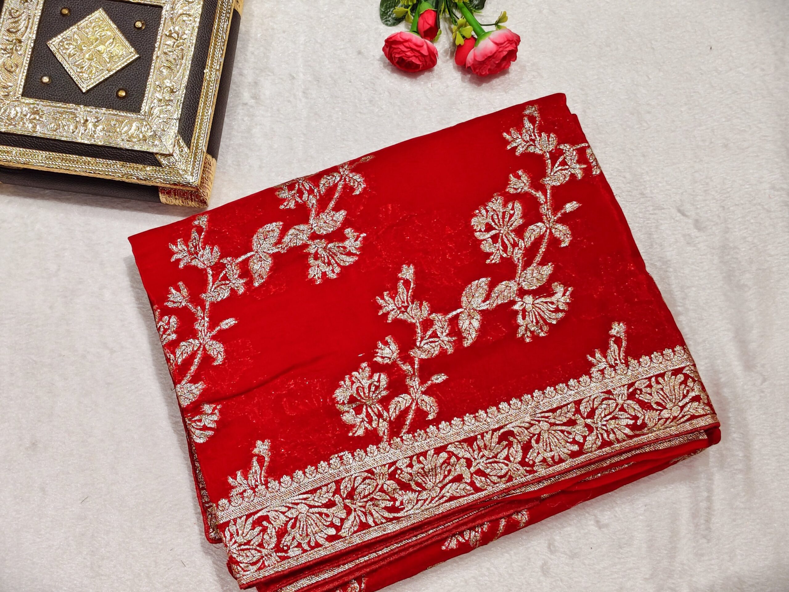 Premium Dola Silk Saree - Image 3
