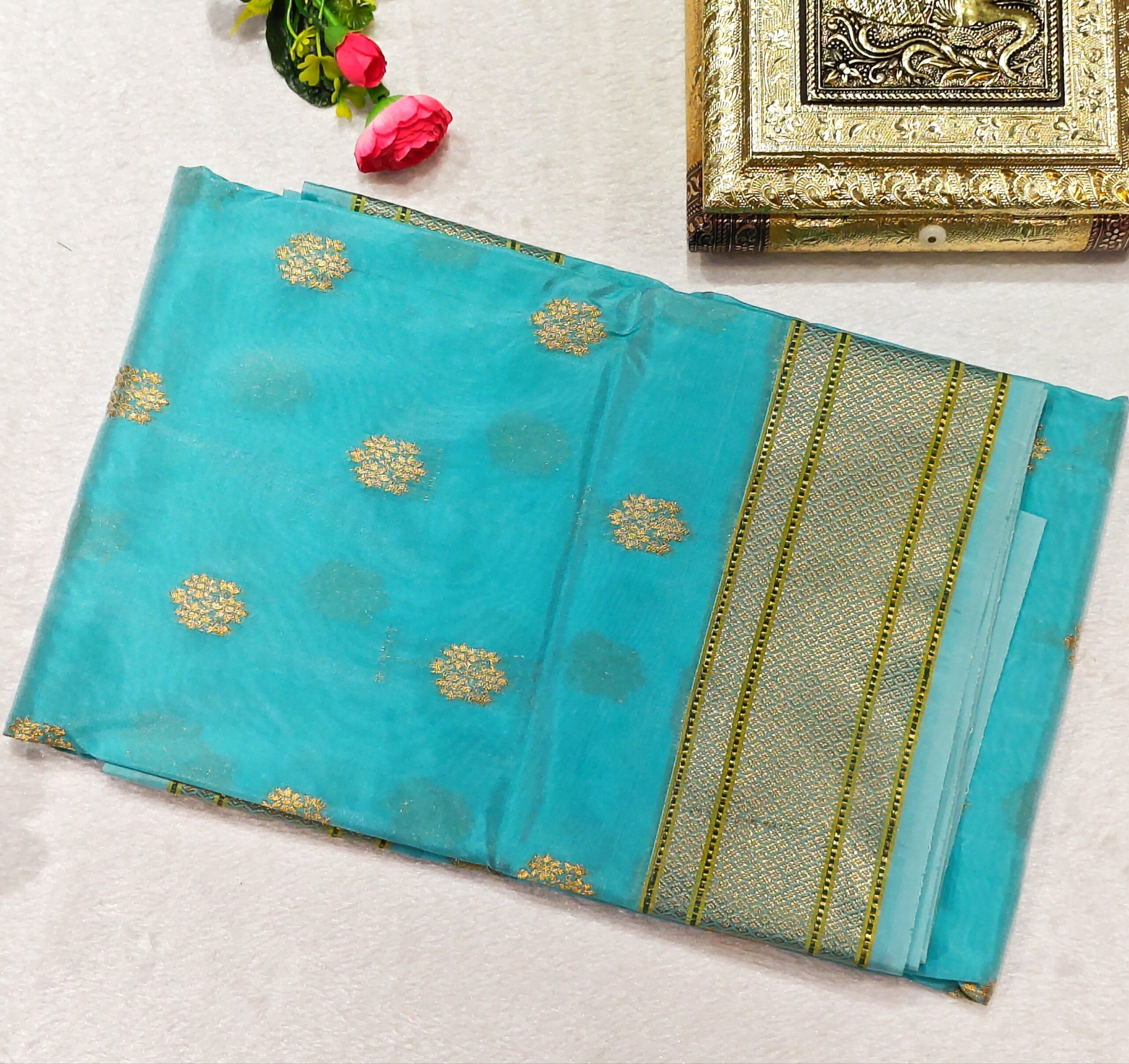 Powerloom Paithani Saree - Image 4
