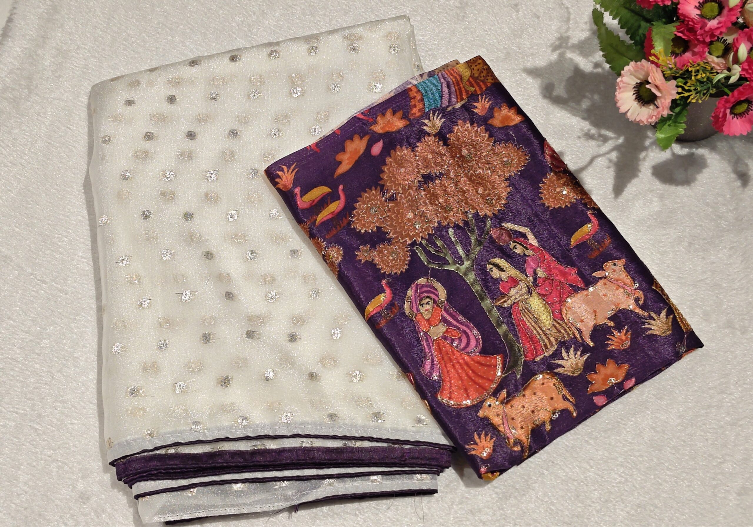 Designer Blouse Saree - Image 5
