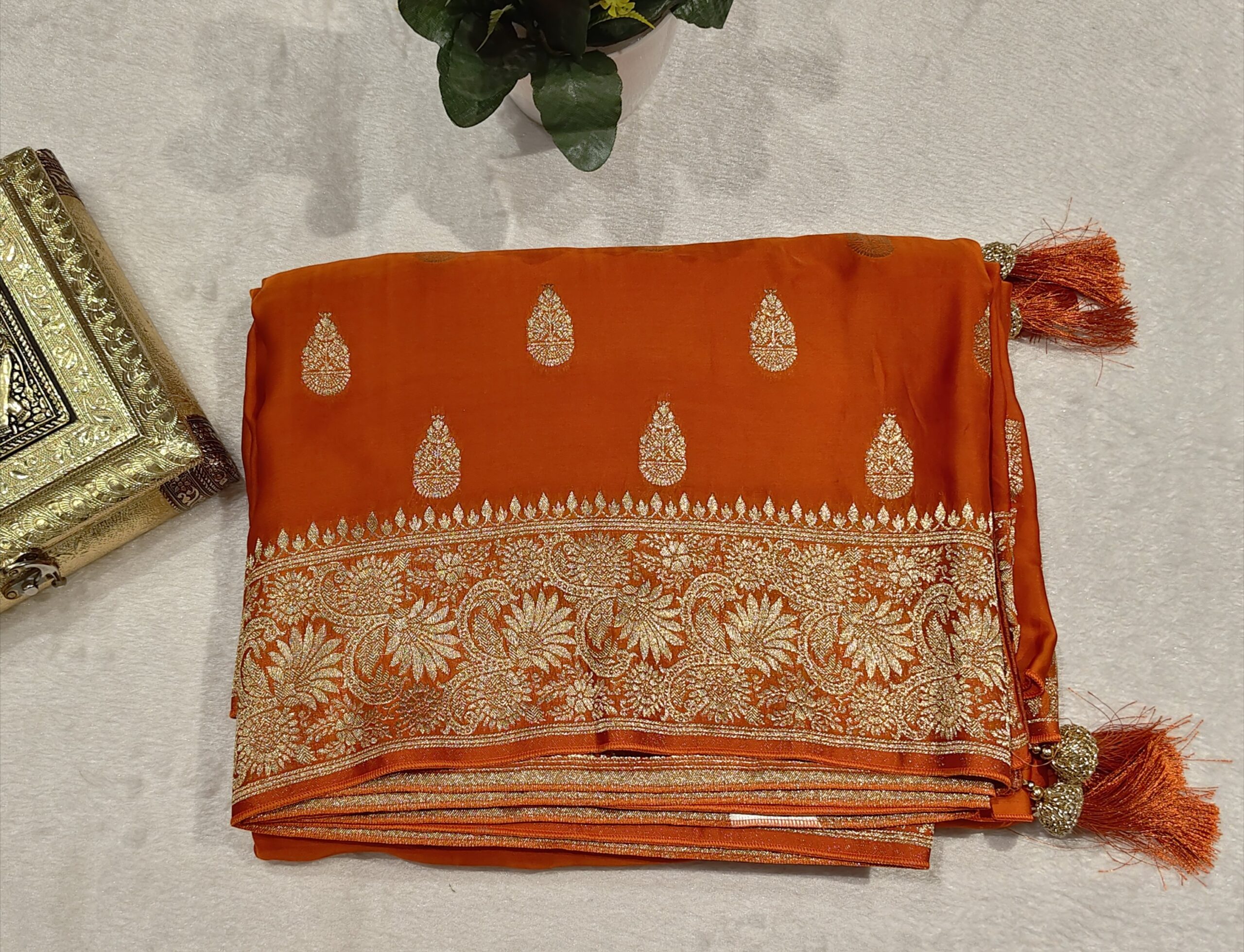 Satin Silk Saree - Image 7