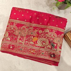 Designer Satin Silk Saree