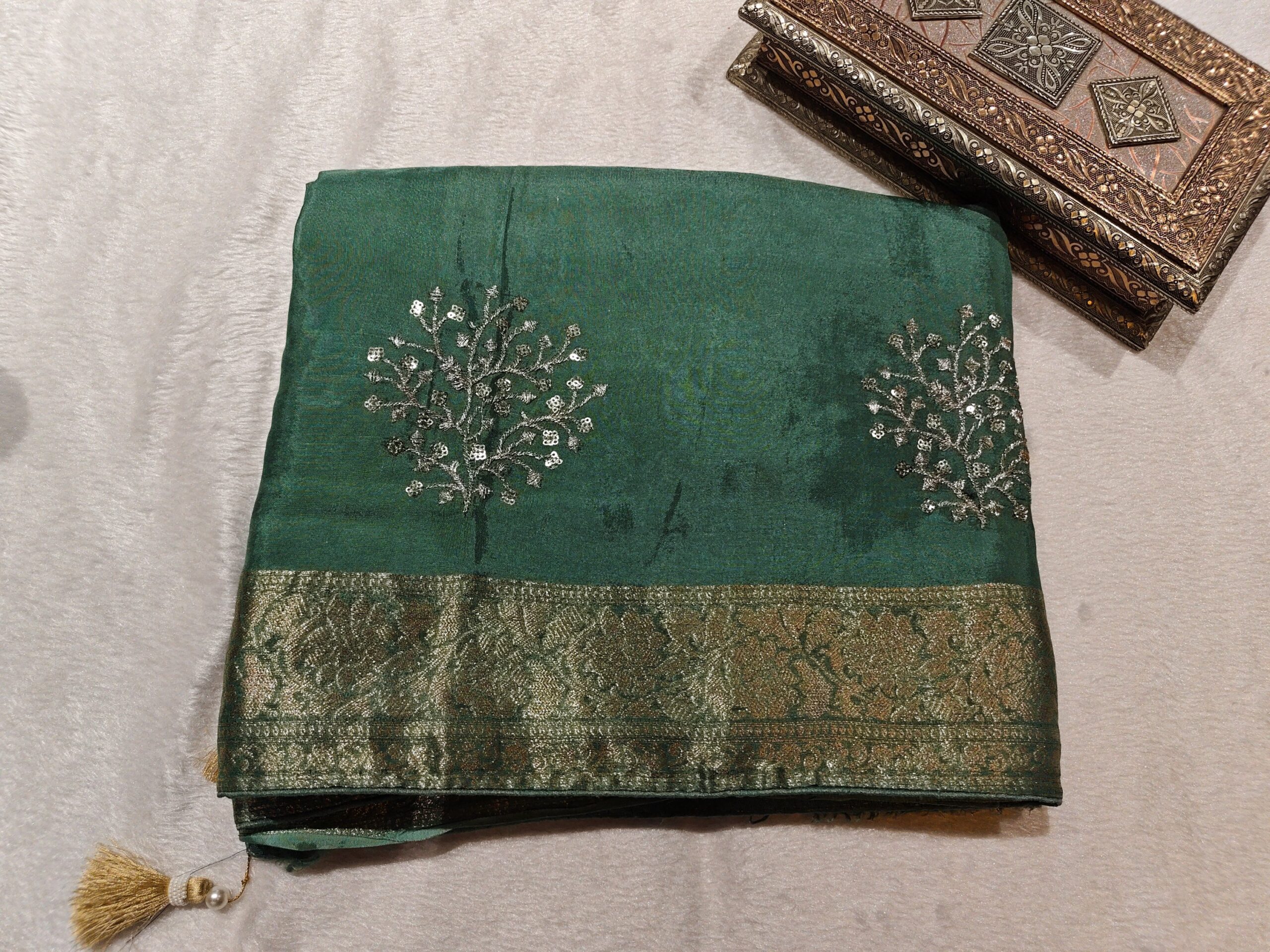 Dola Silk Saree - Image 3