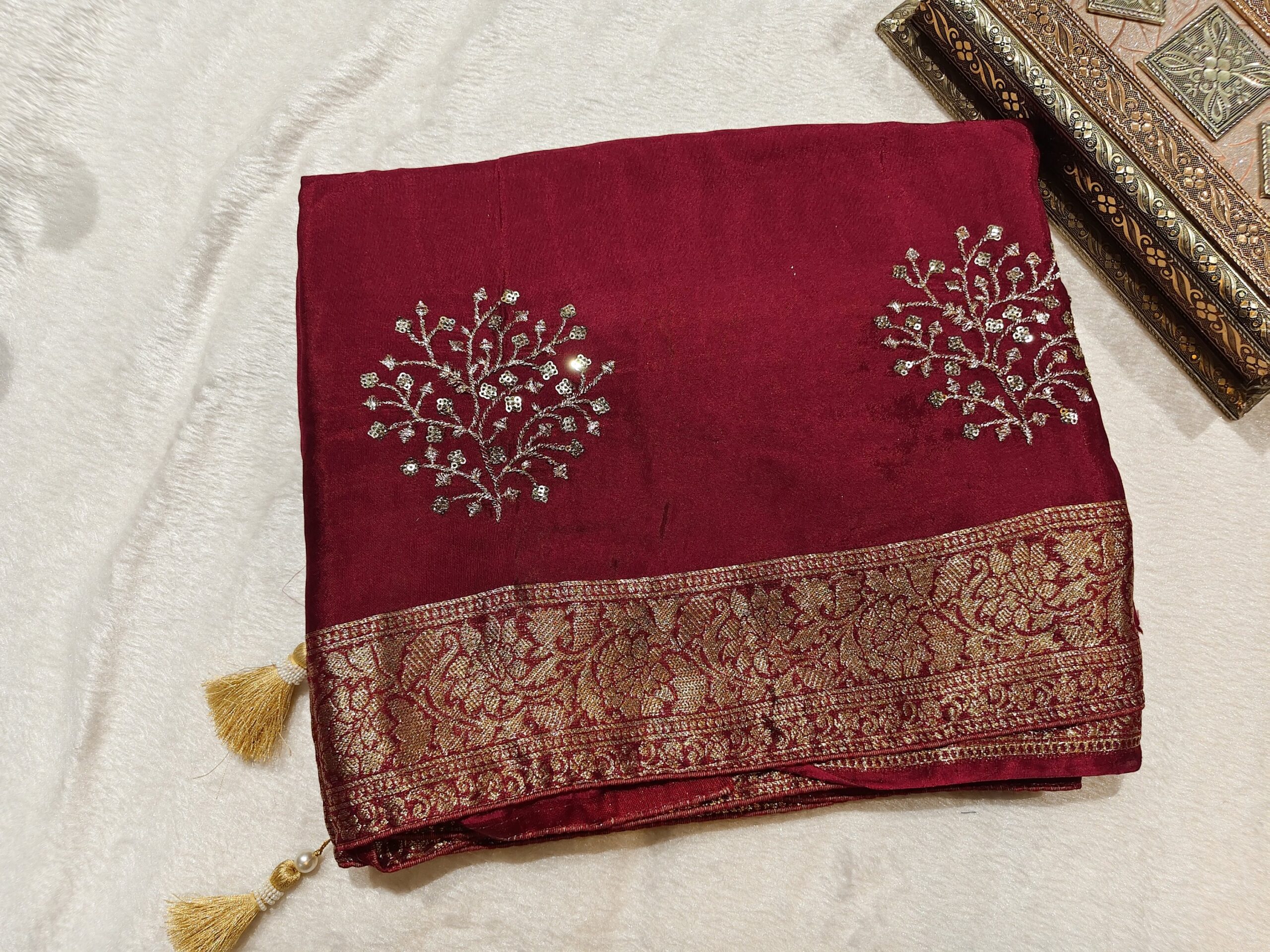 Dola Silk Saree - Image 2