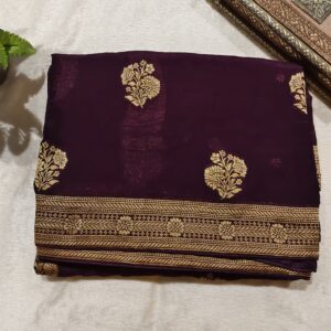 Chinon Silk Saree