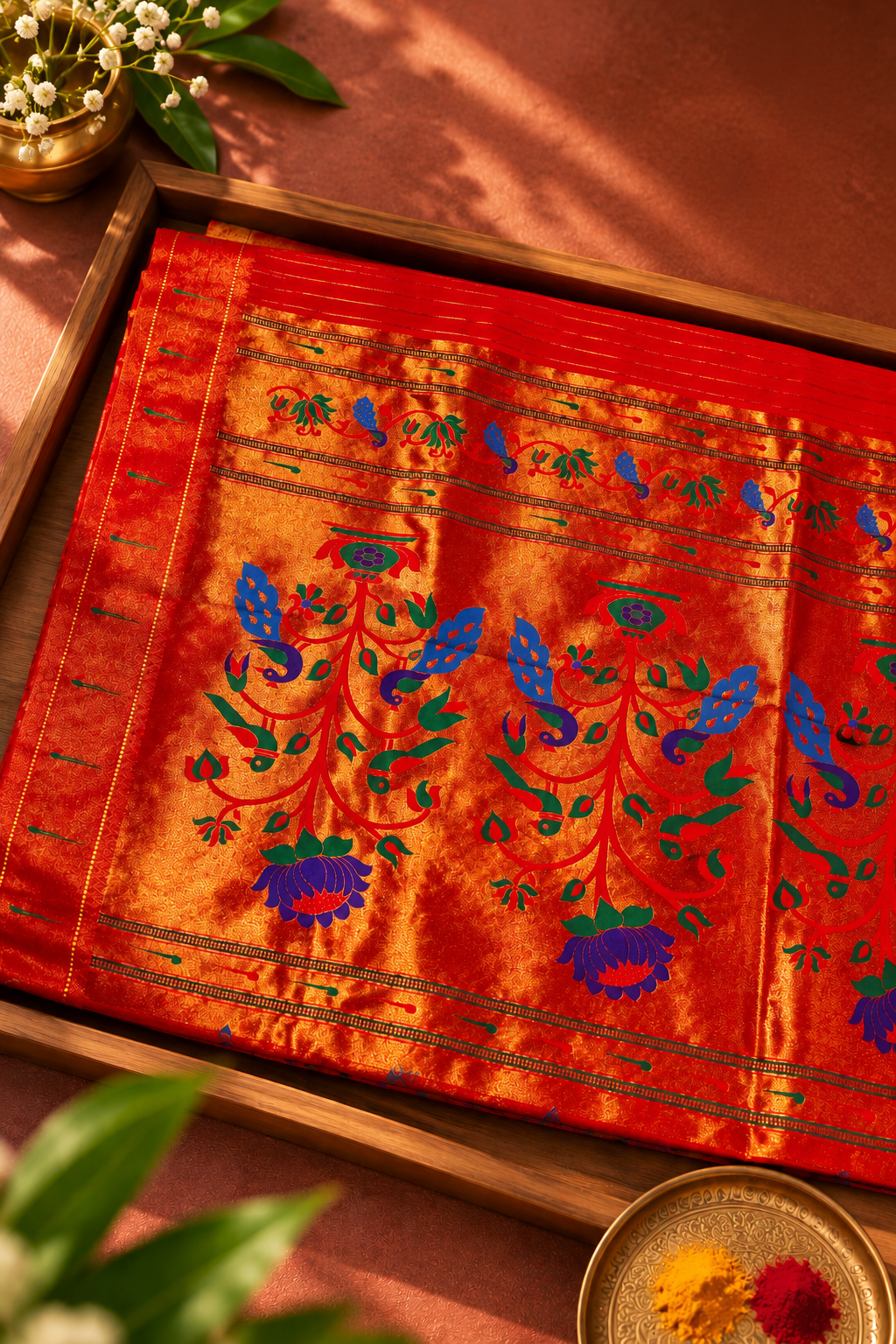 ✨ Munia Paithani – Tradition Woven in Elegance ✨ - Image 3