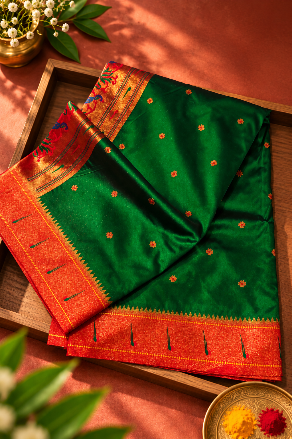 ✨ Munia Paithani – Tradition Woven in Elegance ✨ - Image 2