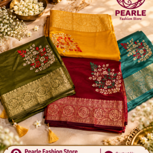 Elegant Dola Silk Saree – Timeless Grace & Rich Tradition