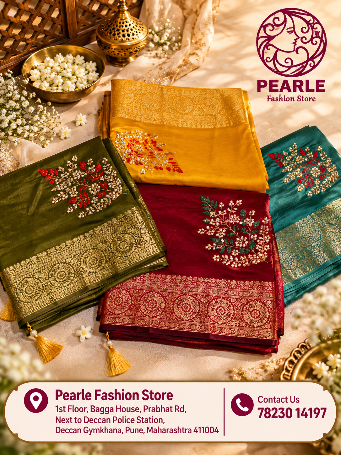 Elegant Dola Silk Saree – Timeless Grace & Rich Tradition