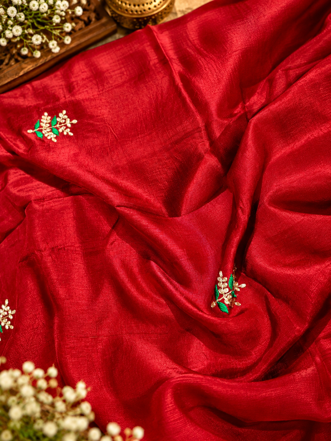 Elegant Dola Silk Saree – Timeless Grace & Rich Tradition - Image 4
