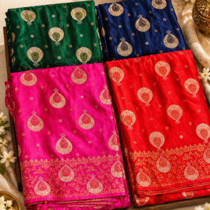 Satin Silk Saree – Graceful Shine & Timeless Style