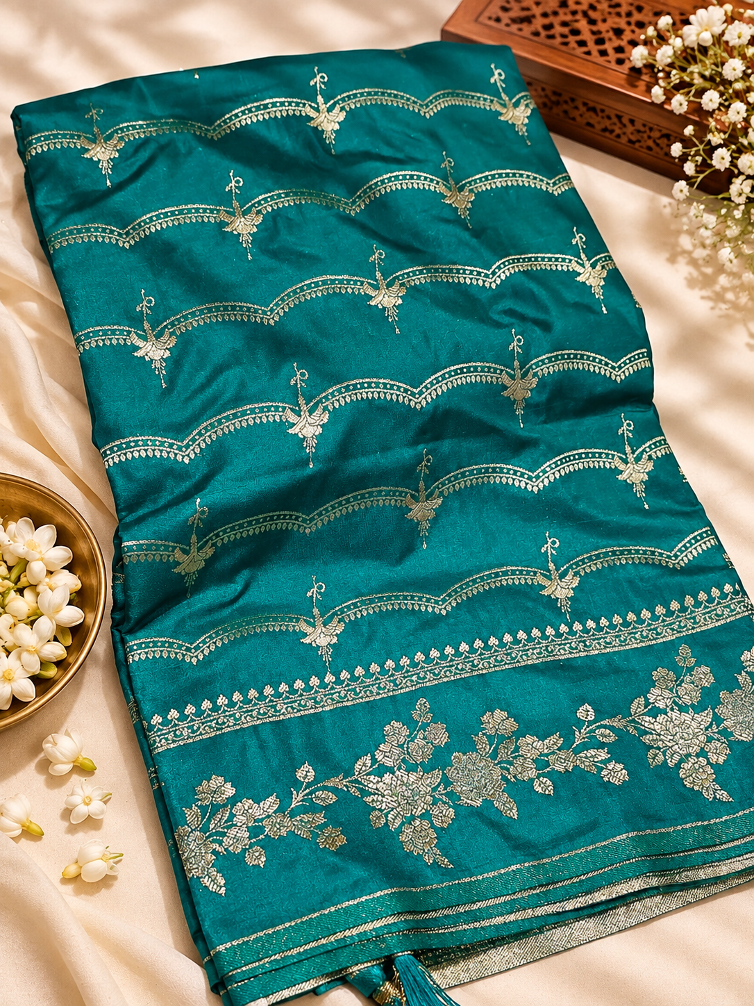 Elegant Dola Silk Saree - Image 2