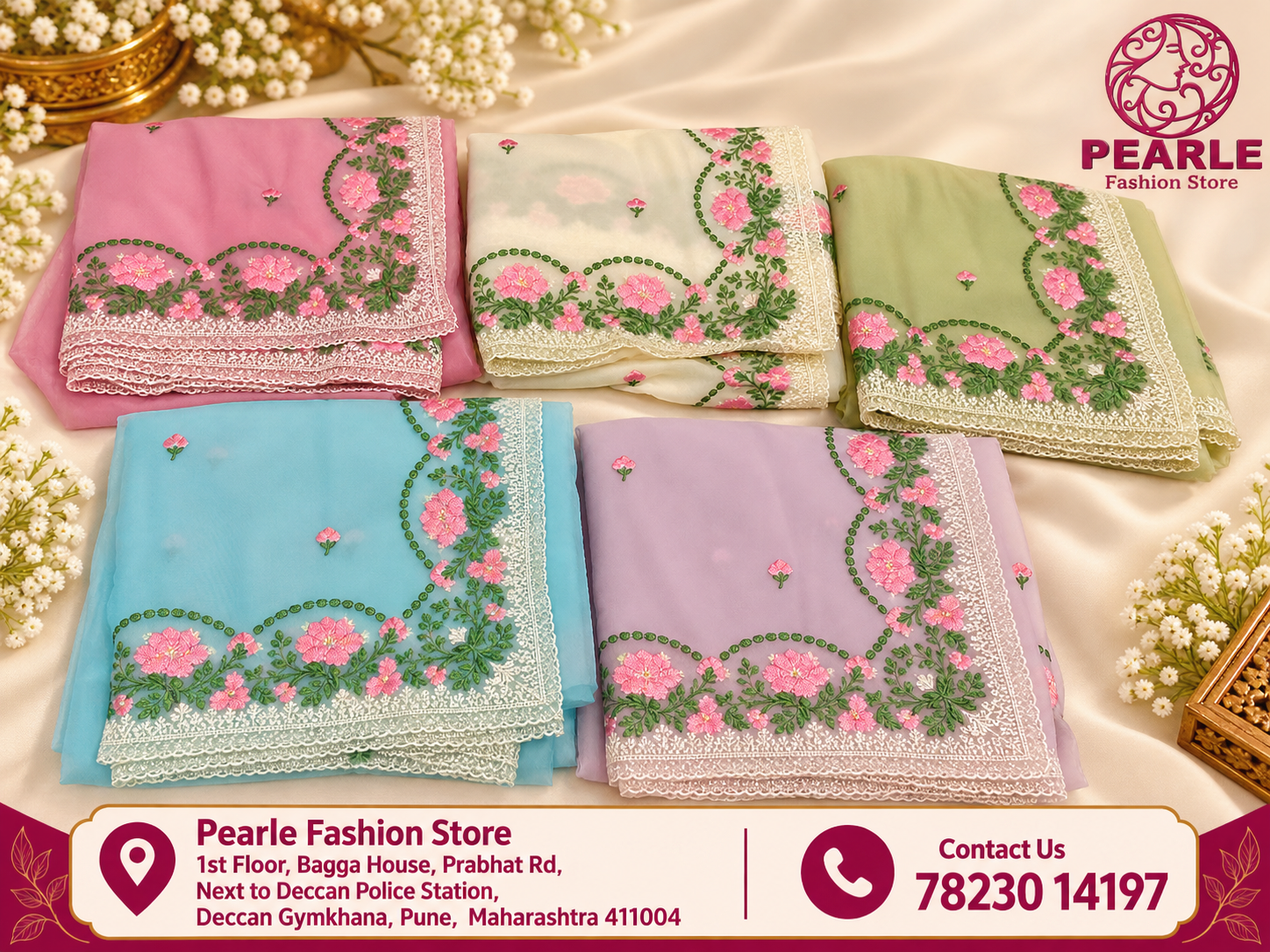 Soft Organza Designer Saree
Elevate