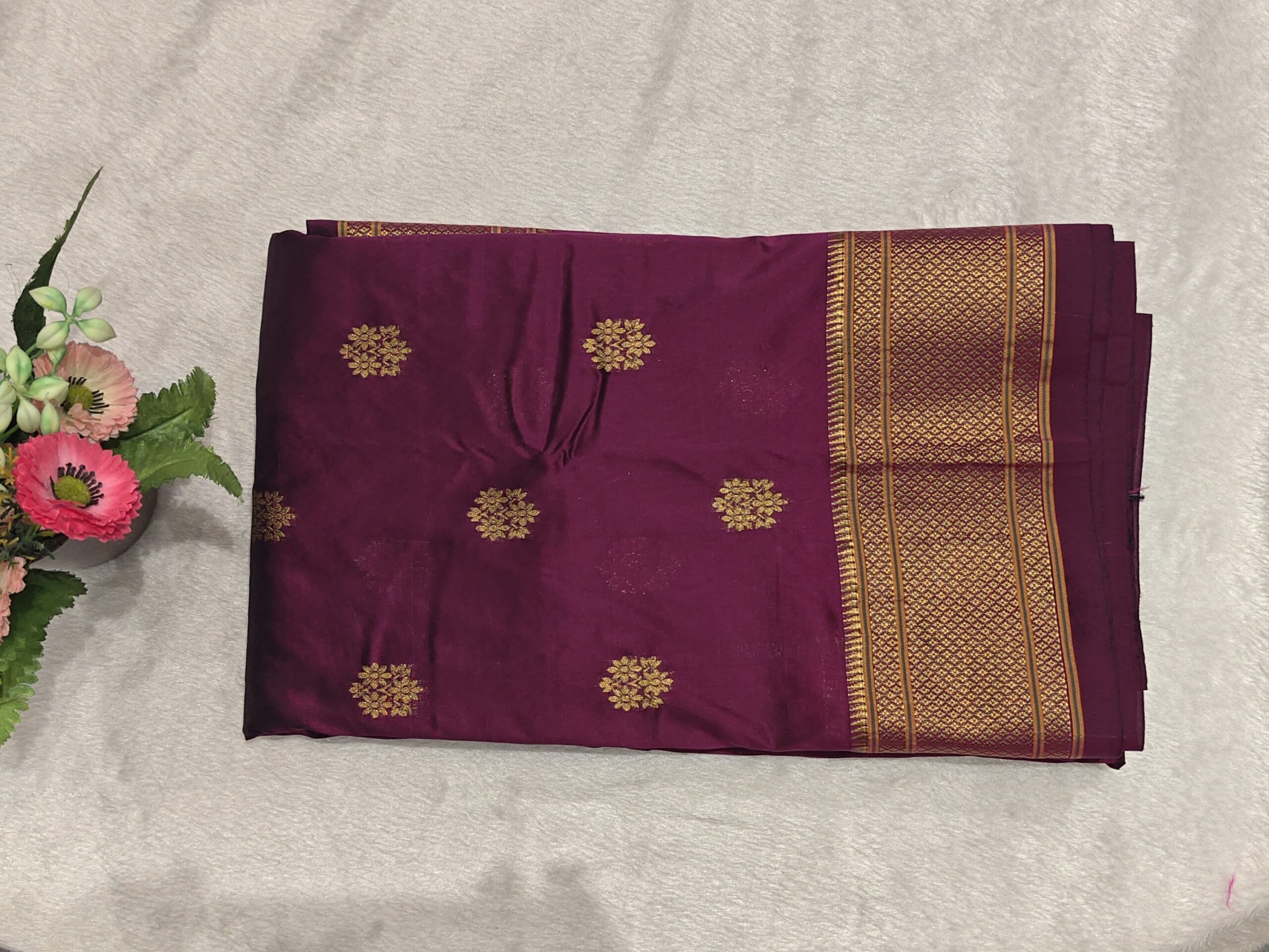 Paithani Saree – Traditional Maharashtrian Silk Saree - Image 3