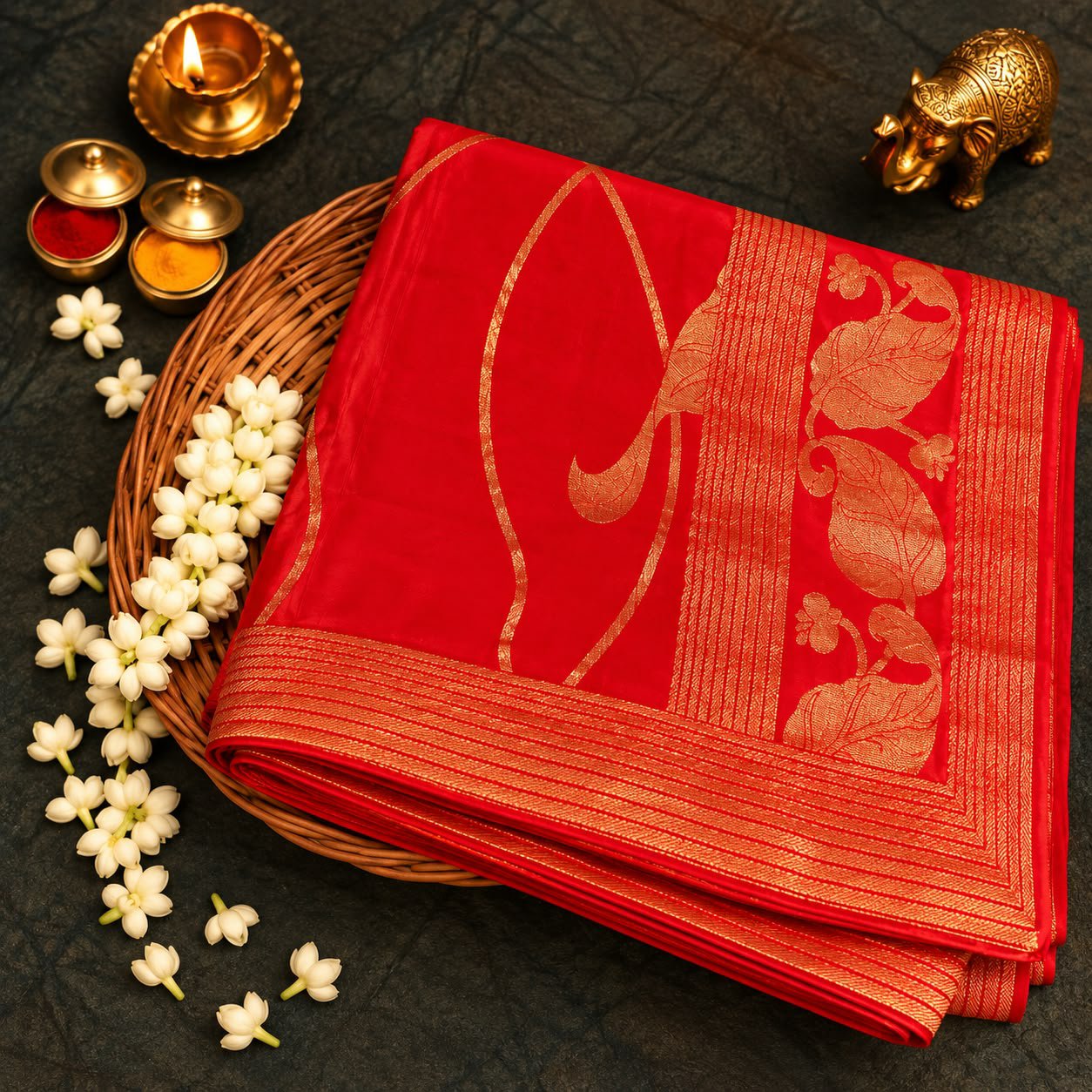 Chinon Silk Saree - Image 2