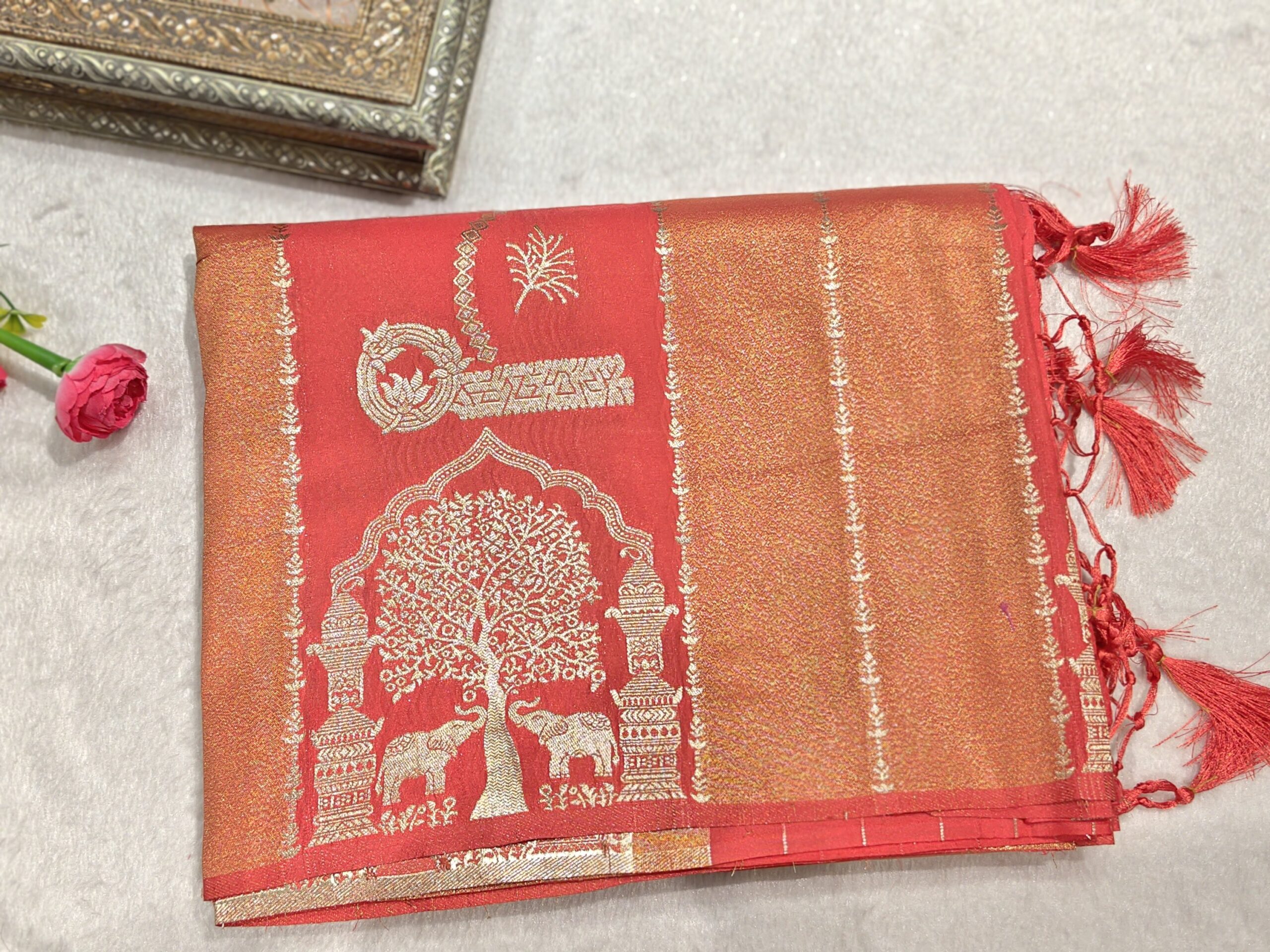 Dola Silk Saree – Elegant Designer Silk Saree