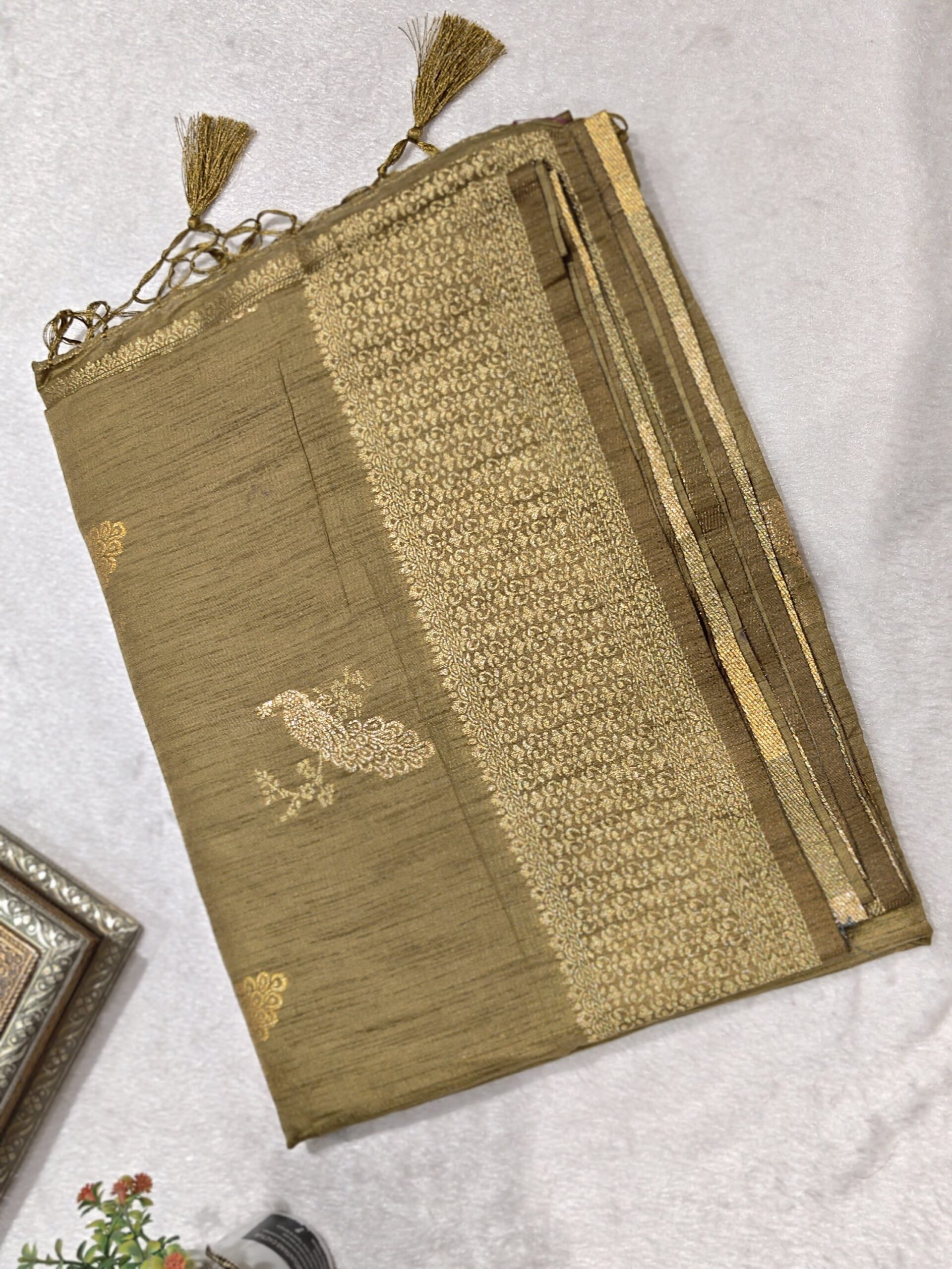 Dola Silk Saree – Elegant Designer Silk Saree - Image 6