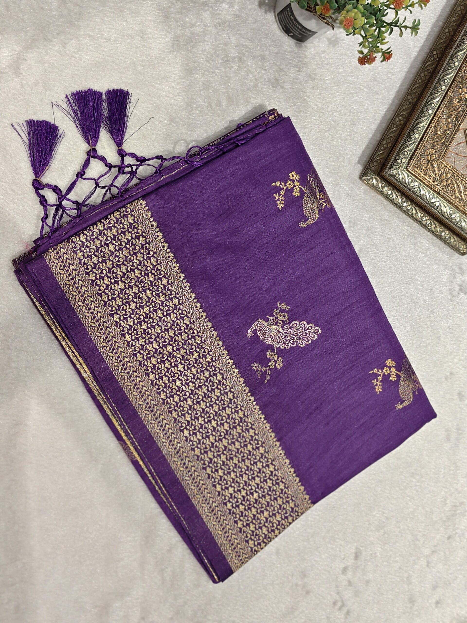Dola Silk Saree – Elegant Designer Silk Saree - Image 8