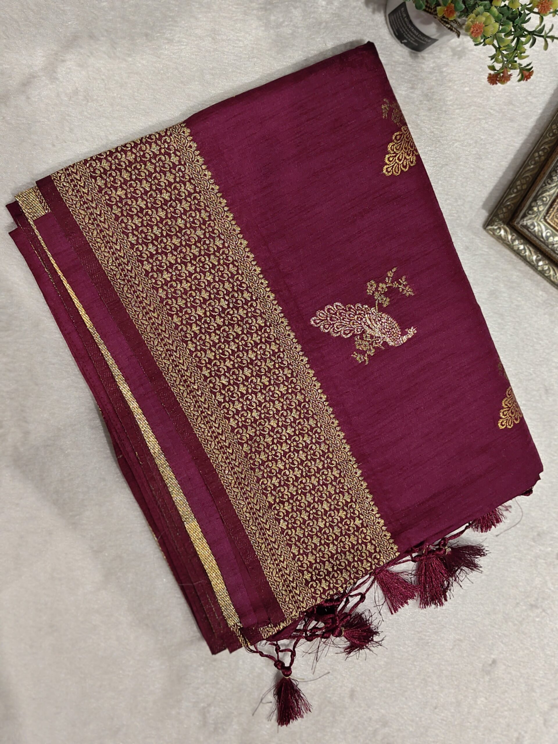 Dola Silk Saree – Elegant Designer Silk Saree - Image 7
