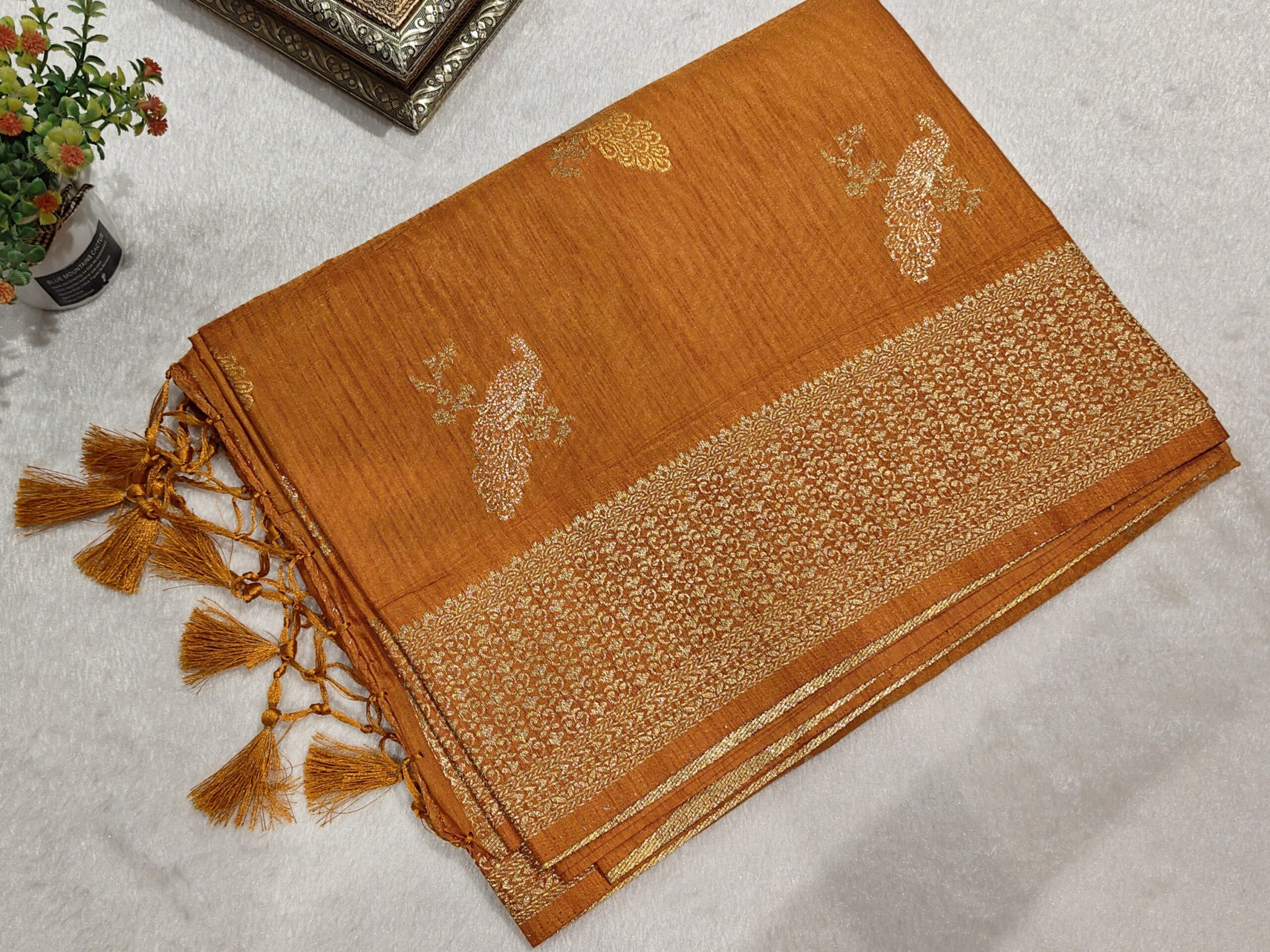 Dola Silk Saree – Elegant Designer Silk Saree - Image 3