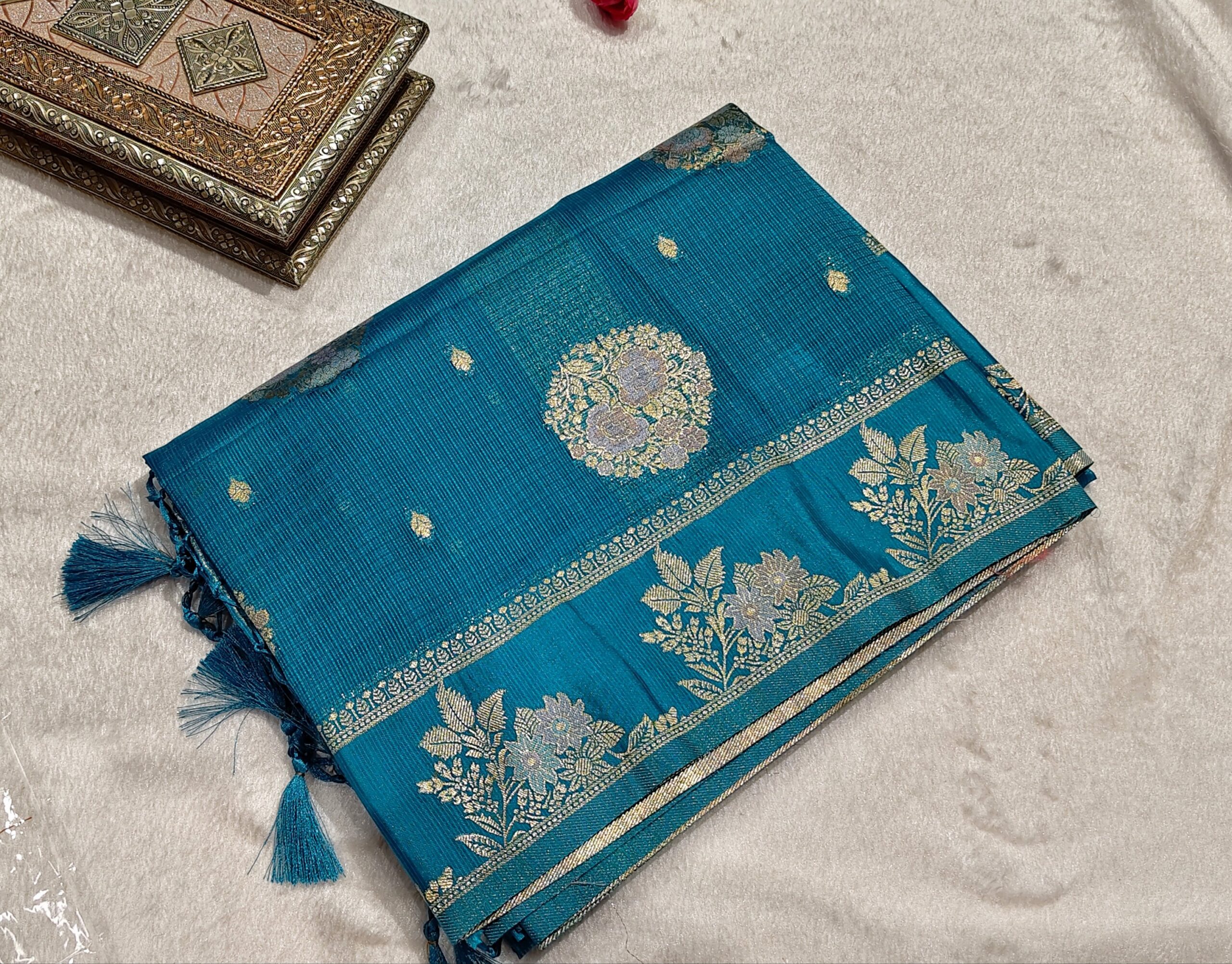 Kora Silk Saree – Elegant Traditional Silk Saree - Image 12