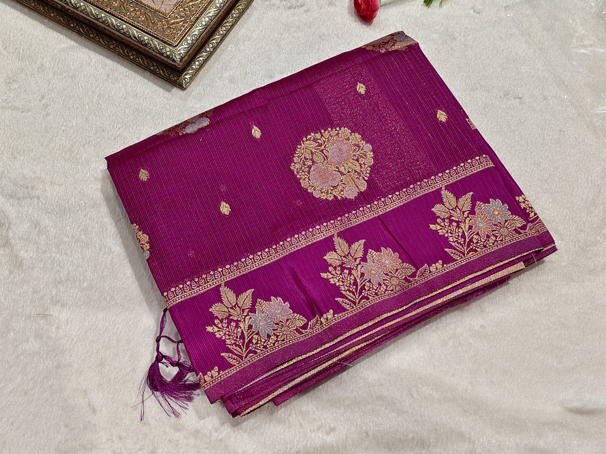 Kora Silk Saree – Elegant Traditional Silk Saree - Image 10