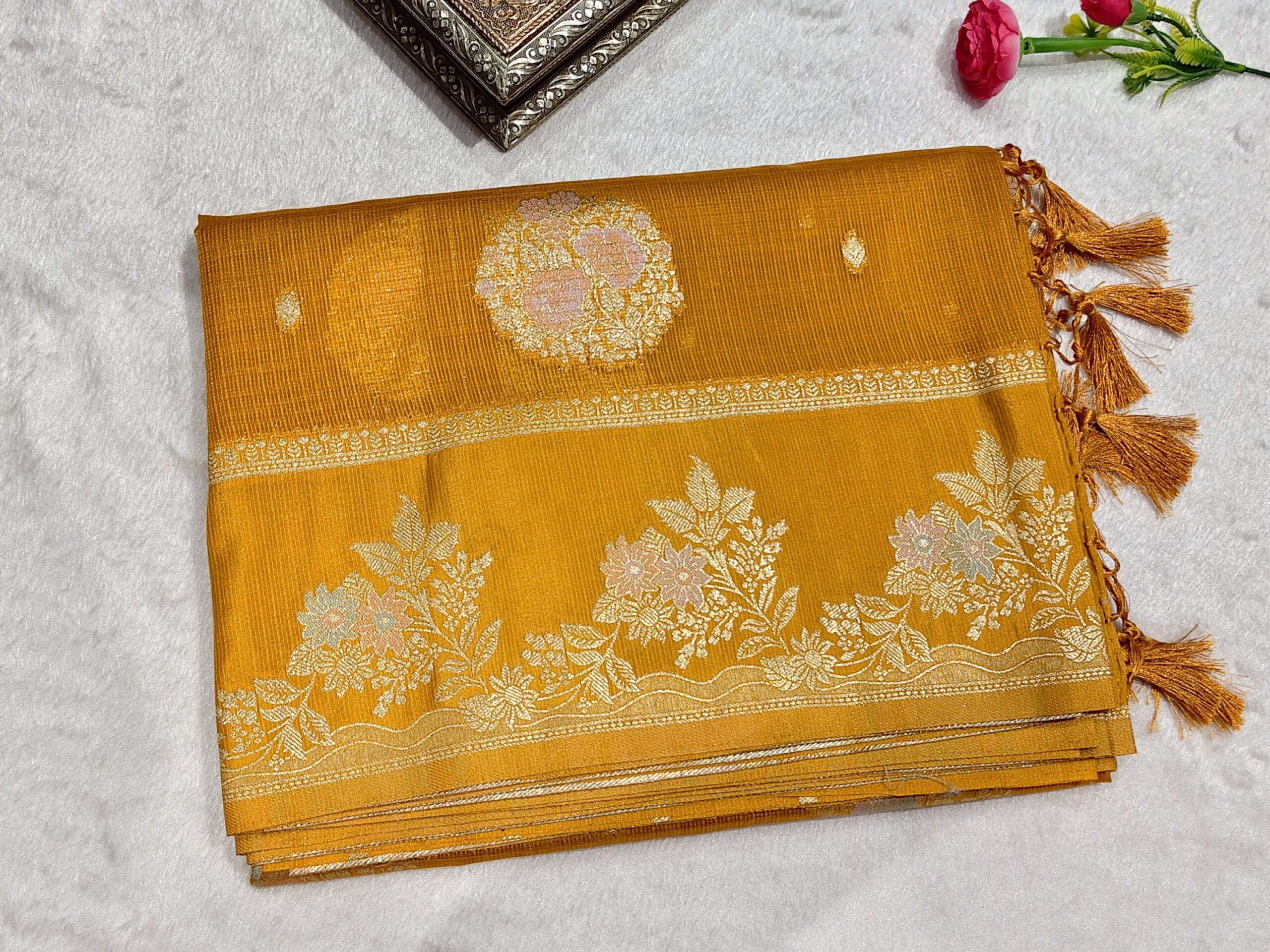 Kora Silk Saree – Elegant Traditional Silk Saree - Image 6