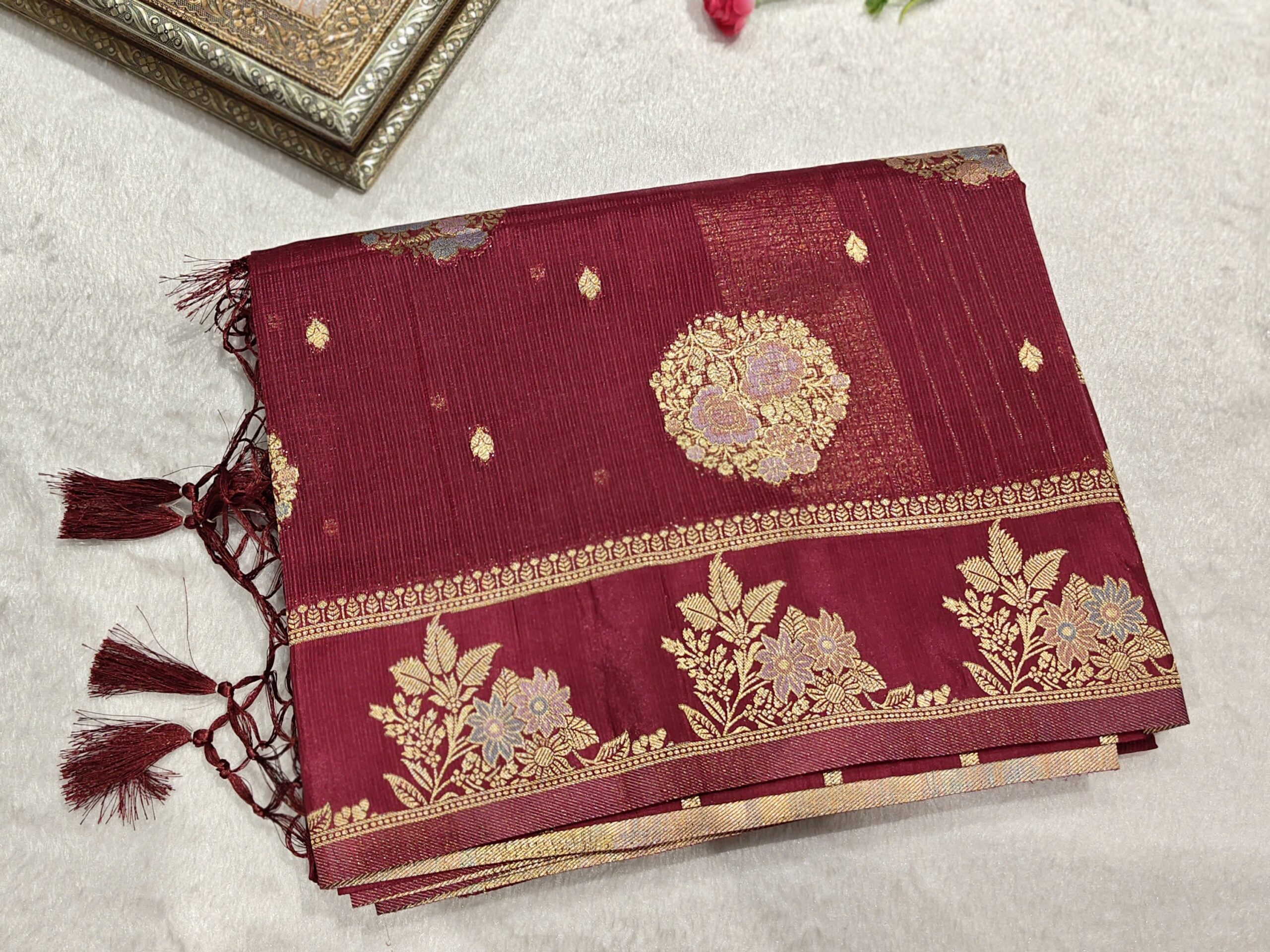 Kora Silk Saree – Elegant Traditional Silk Saree - Image 3