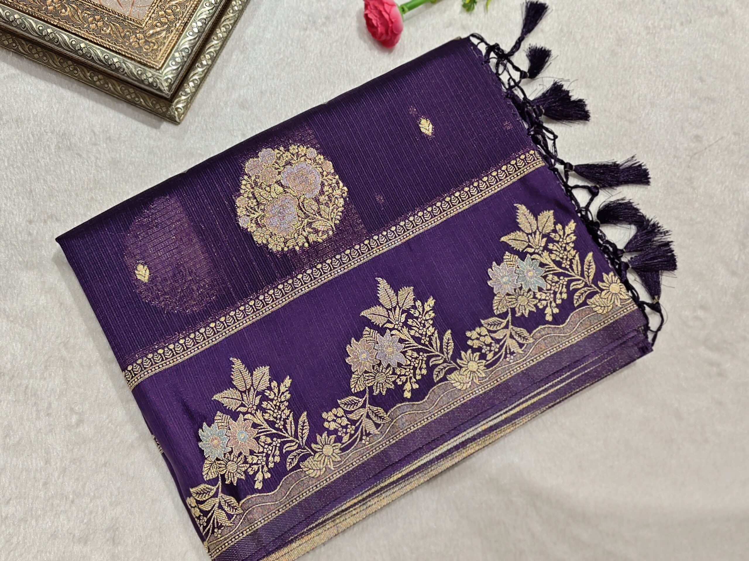 Kora Silk Saree – Elegant Traditional Silk Saree - Image 2