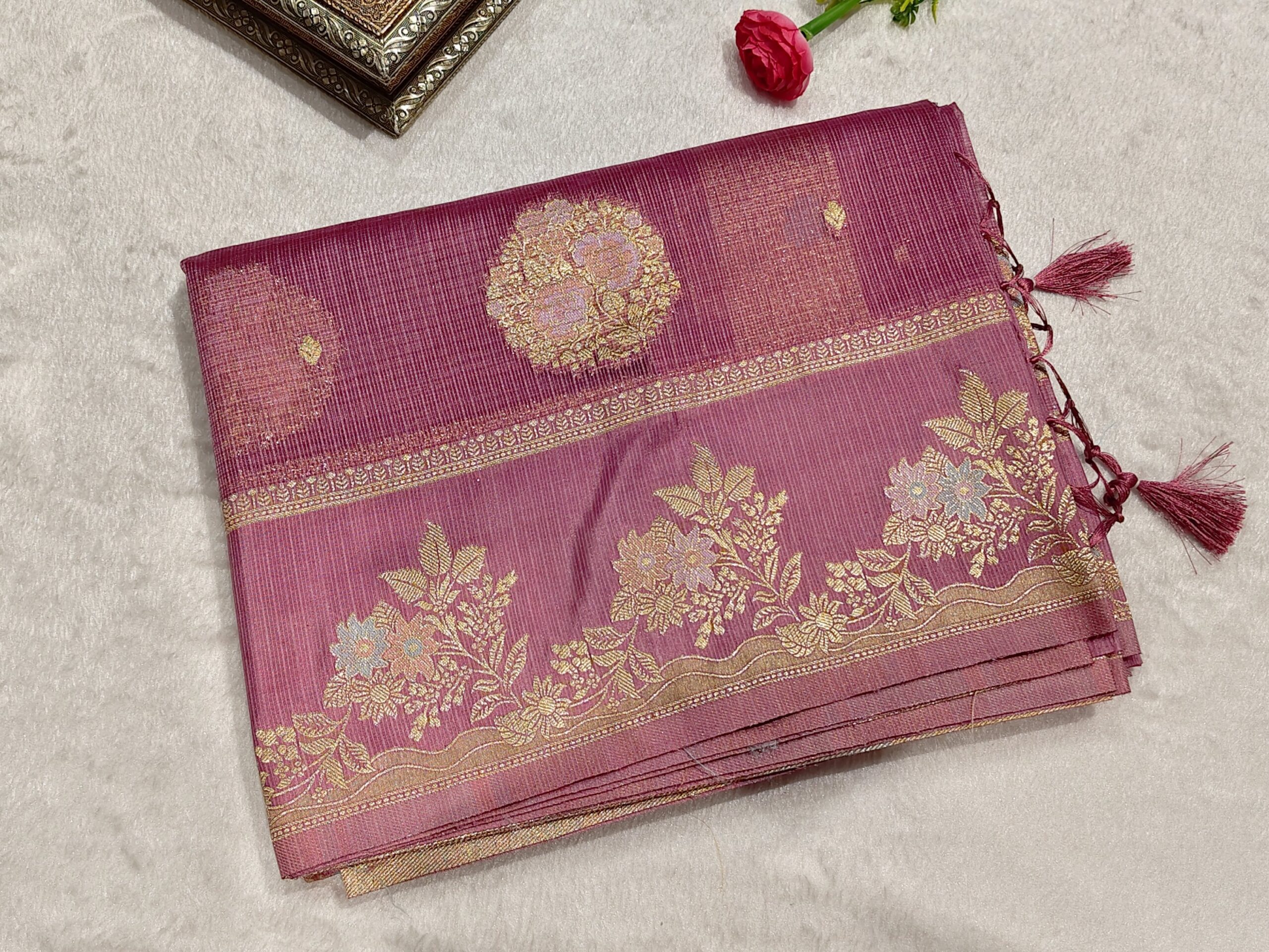 Kora Silk Saree – Elegant Traditional Silk Saree - Image 7