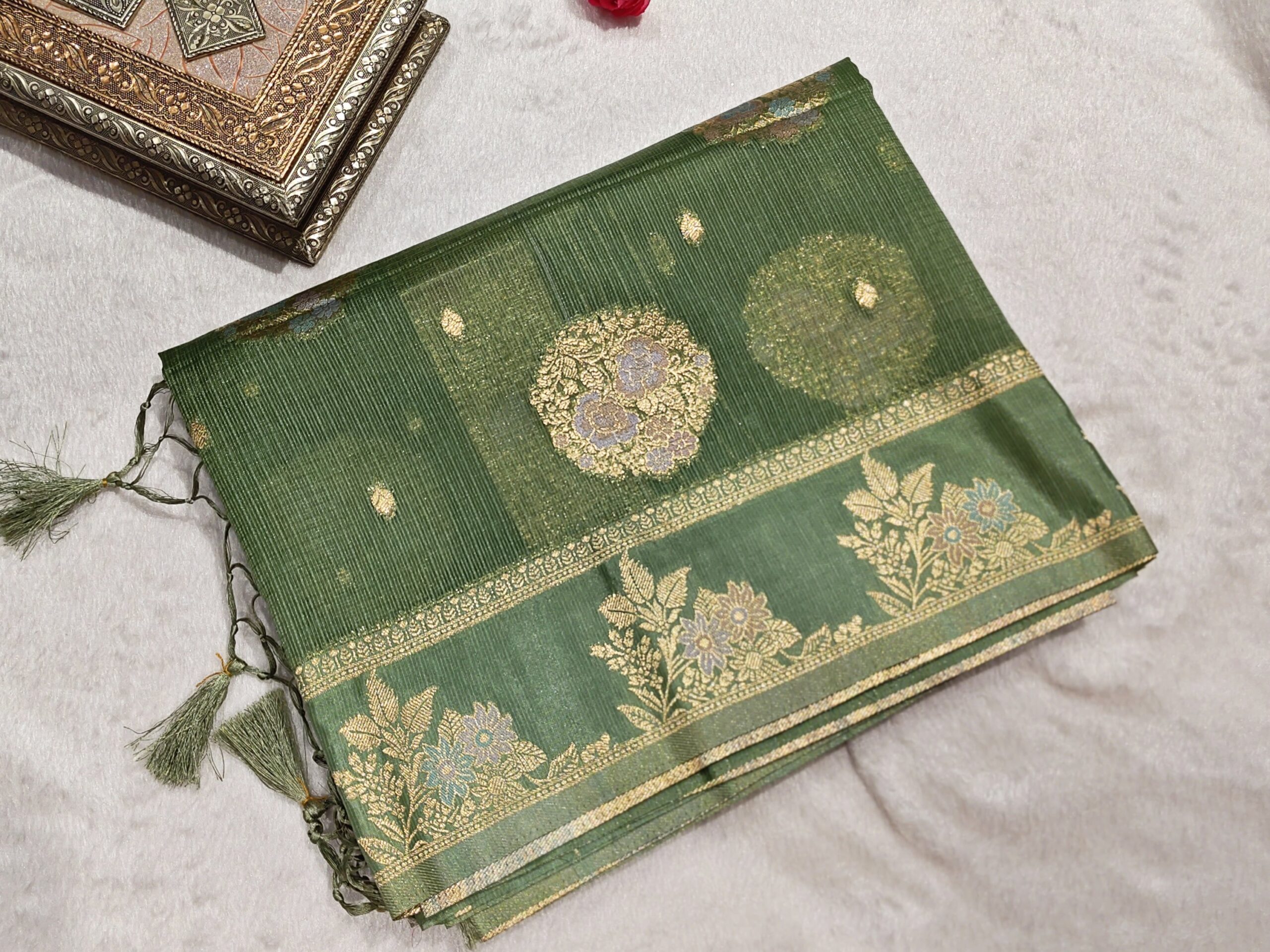 Kora Silk Saree – Elegant Traditional Silk Saree - Image 4