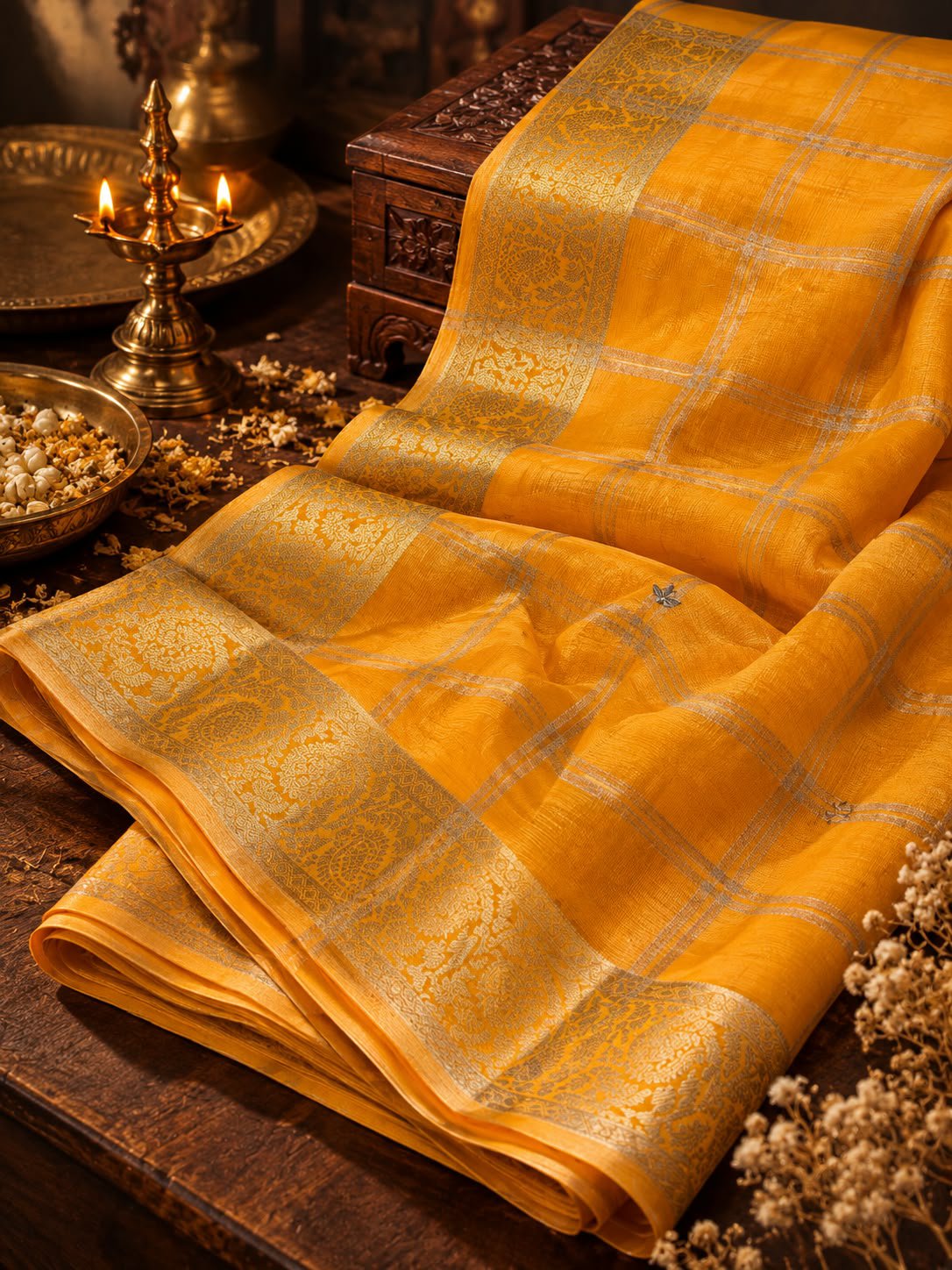Kora Silk Saree – Elegant Traditional Silk Saree - Image 3