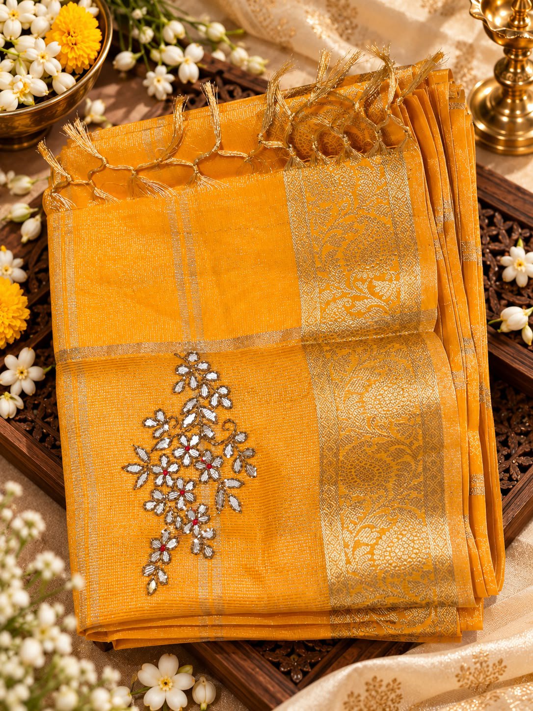 Kora Silk Saree – Elegant Traditional Silk Saree - Image 4