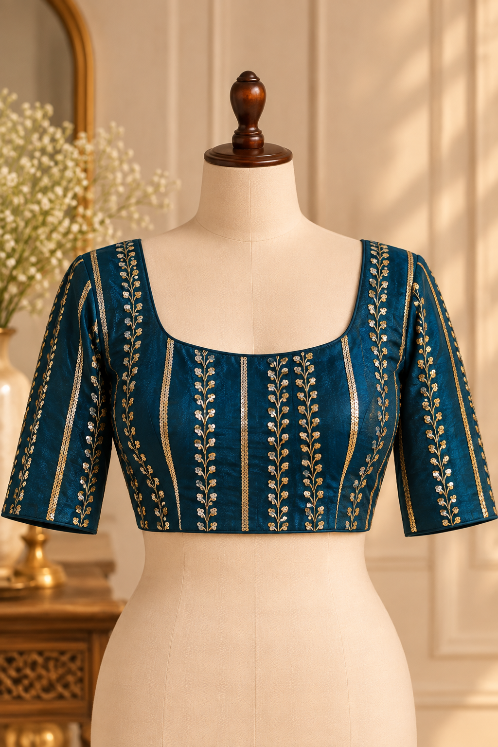 Free Size Blouse – Stylish Ready-to-Wear Designer Blouse - Image 4