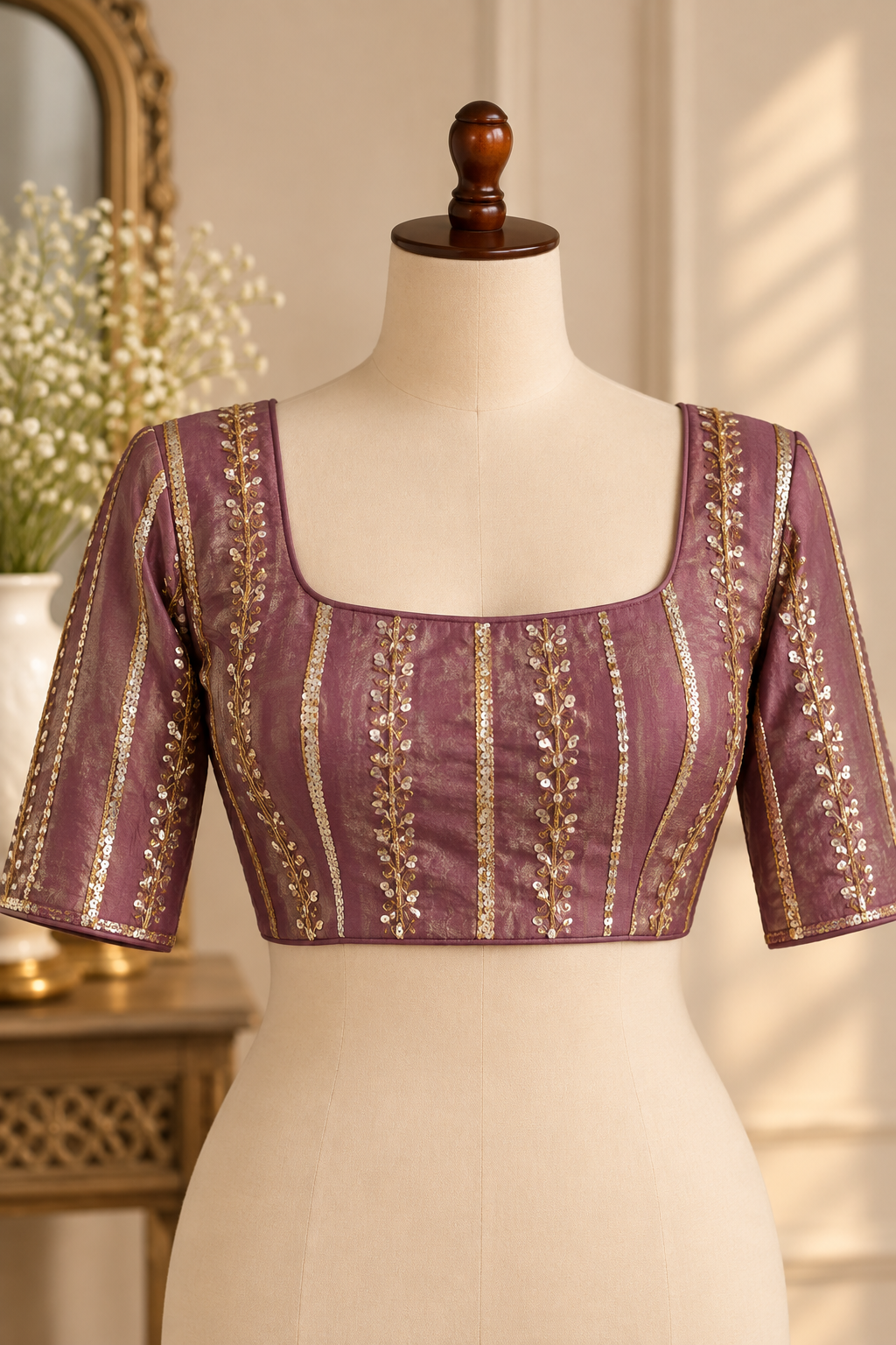 Free Size Blouse – Stylish Ready-to-Wear Designer Blouse - Image 2