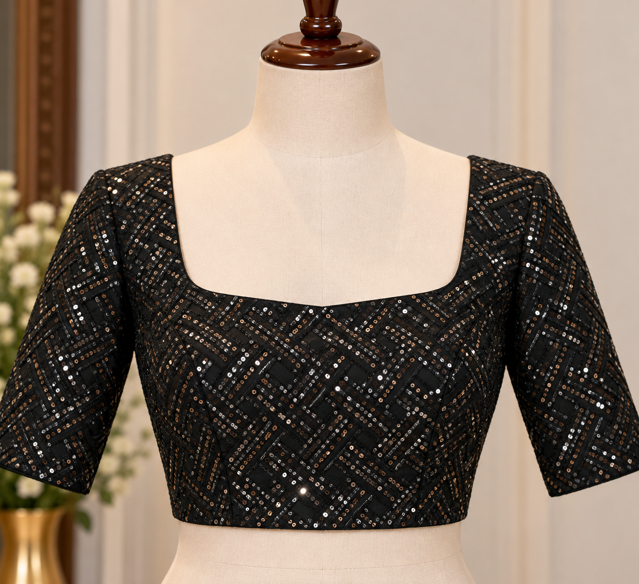 Free Size Blouse – Stylish Ready-to-Wear Designer Blouse - Image 4